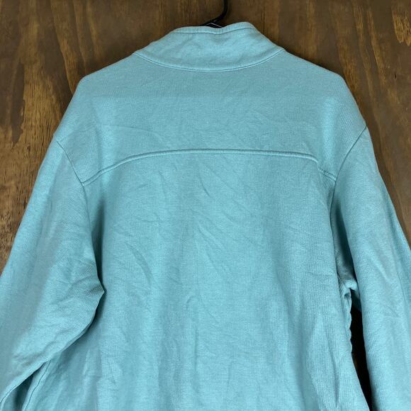 Columbia Mens Sweater Blue 1/4 Zip Long Sleeve Fleece Pullover XXL - Picture 11 of 12